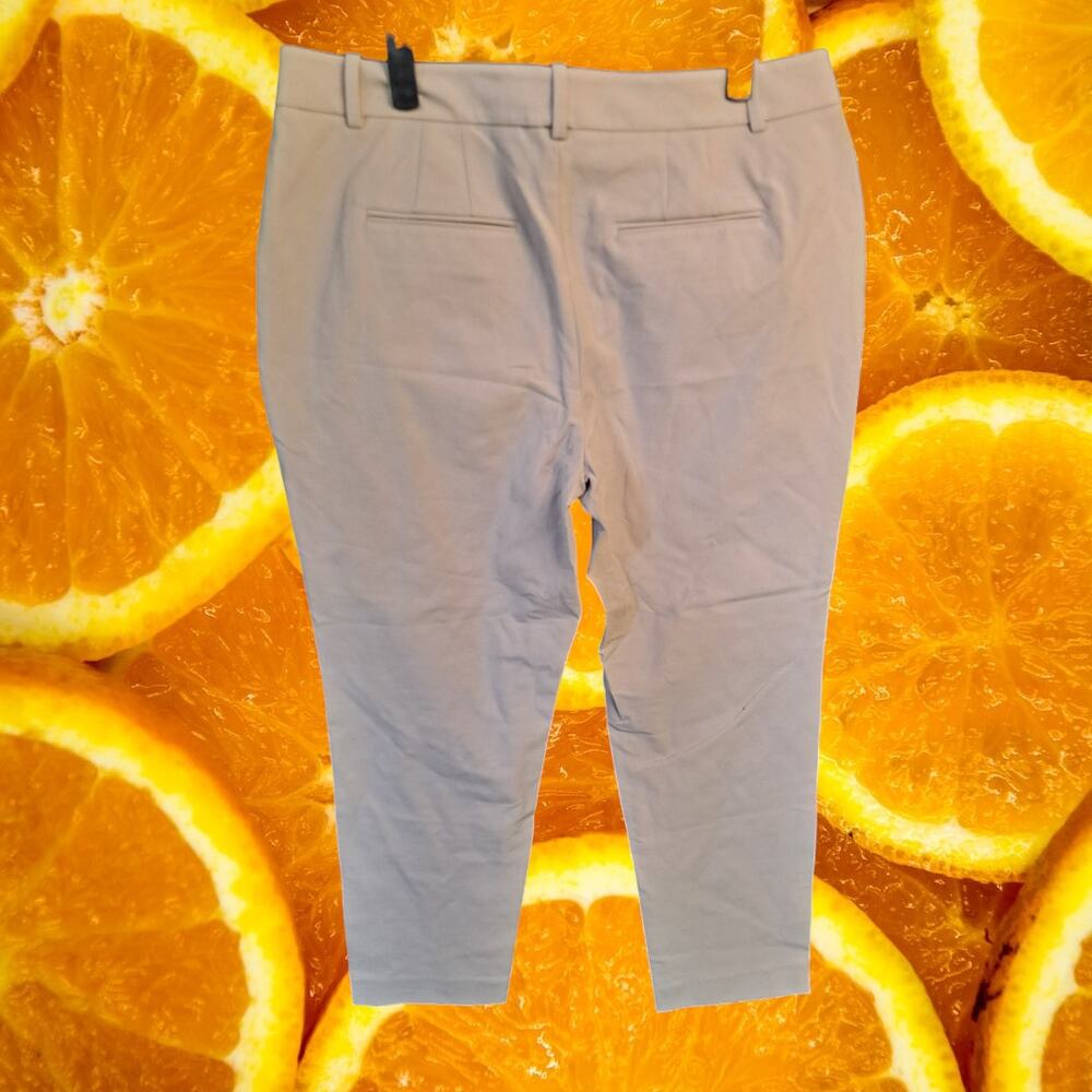 White House Black Market Tan Slim Ankle Pants Size 10R - Picture 4 of 4